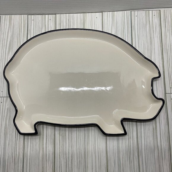 Harry & David Pig Shaped Serving Platter - Picture 1 of 4